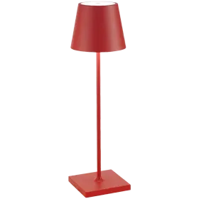ZAFFERANO POLDINA PRO TABLE LAMP 111x380mm. MATT RED (R3000) 2.2W LED 185/203 lm. — Image №1