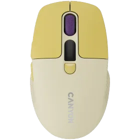 CANYON Mouse MW-26, Wireless, Yellow — Image №1