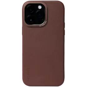 DECODED Case Leather Case with MagSafe, Chocolate for iPhone 14 Pro — Image №1