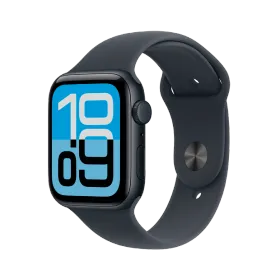 Apple Watch SE GPS Gen.3 + Cellular, 44мм, Тёмная ночь, Dark Blue Rubber Strap, M/L — Изображение №1 Apple Watch SE GPS Gen.3 + Cellular, 44мм, Тёмная ночь, Dark Blue Rubber Strap, M/L — Изображение №1