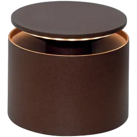 ZAFFERANO PUSH-UP PRO TABLE LAMP 120x83mm. CORTEN 2.2W LED 105/134lm. — Εικών №1