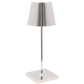 ZAFFERANO POLDINA PRO MINI TABLE LAMP 111x300mm. CHROME 2.2W LED 192/200lm. — Εικών №1