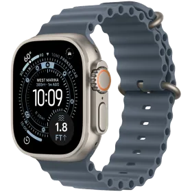 Apple Watch Ultra 3, 49χιλ., Natural, Anchor Blue Ocean Band — Εικών №1