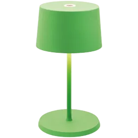 ZAFFERANO OLIVIA PRO MINI TABLE LAMP 110x220mm. MATT GREEN 2.2W LED 144/155 lm. — Εικών №1