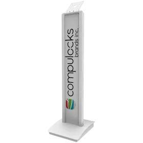 COMPULOCKS BrandMe Floor Stand, White — Image №1