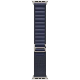 APPLE 49mm Alpine Loop - Natural Titanium Finish Band Alpine Loop - Natural Titanium Finish Navy for Apple Watch 44/45/46/49 mm — Image №1