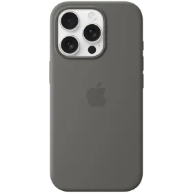 APPLE Чехол Silicone Case с MagSafe, Stone Gray для iPhone 16 Pro — Изображение №1