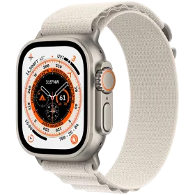 Apple Watch Ultra GPS + Cellular, 49mm, Natural, Starlight Alpine Loop, Small — Изображение №1