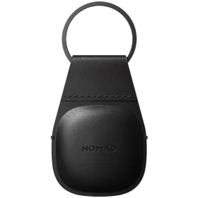 NOMAD Case Leather key ring, Black for AirTag — Image №1