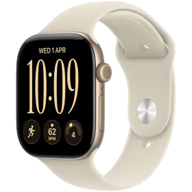 Apple Watch Series 12 GPS, 46χιλ., Light Gold, Sand Sport Band, M/L — Εικών №1