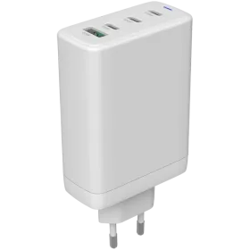 CANYON CU140ACC Power Adapter 4*USB/USB-C, 150 W, White 3*USB Type C, USB Type-A — Image №1