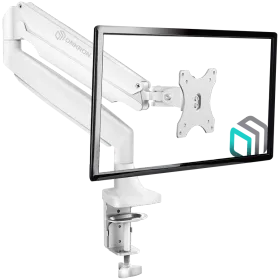 ONKRON Monitor Desk Mount for 13" to 32" LED LCD Flat Monitors up to 9 kg, White — Image №1