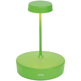 ZAFFERANO SWAP MINI TABLE LAMP 100x148mm. PAINTED MATT GREEN 2.0W LED 183lm — Image №1