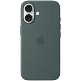 APPLE Θήκη Silicone Case with MagSafe με MagSafe, Lake Green for iPhone 16 — Εικών №1