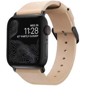 NOMAD Modern Strap Slim for Apple Watch 40/38mm Band Modern Slim Band Natural for Apple Watch 38/40/41 mm — Image №1