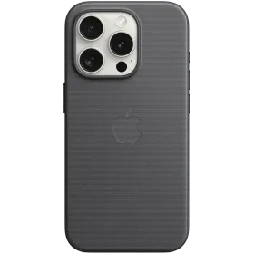 APPLE Чехол FineWoven Case с MagSafe, Чёрный для iPhone 15 Pro — Изображение №1 APPLE Чехол FineWoven Case с MagSafe, Чёрный для iPhone 15 Pro — Изображение №1