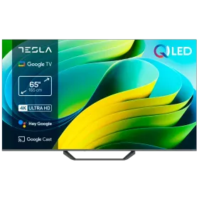 TESLA Смарт ТВ, QLED, 65", UHD, Серый — Изображение №1