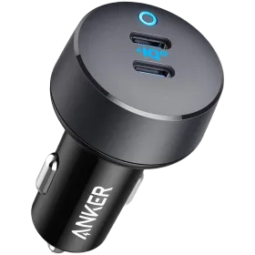 ANKER Car Adapter 2*USB/USB-C, 18 W, Black — Image №1