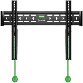ONKRON Fixed TV Wall Mount for 43" to 85" Flat Panel TVs Digital Panels 68,2 kg, Black, VESA: 75x75 - 600x400 — Image №1