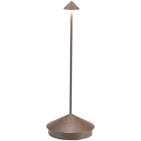 ZAFFERANO PINA PRO TABLE LAMP 105x290mm. PAINTED MATT RUST 2.2W LED 173lm. — Εικών №1