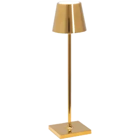 ZAFFERANO POLDINA PRO MICRO TABLE LAMP 70x275mm. GOLDEN - 1.8W - DYNAMIC WHITE- — Εικών №1