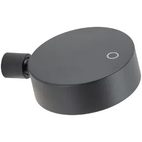 ZAFFERANO SUPER O WALL LAMP 125x162x43mm. MATT BLACK 3.5W 27/31/40K-5Vdc — Image №1