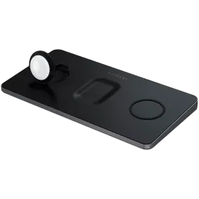 Wireless Charger SATECHI, 7.5 W, Space Gray (ST-X3TWCPM) — Image №1