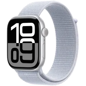 Apple Watch Series 10 GPS, 42mm, Silver, Blue Cloud Sport Loop — Image №1