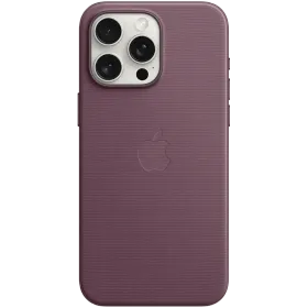 APPLE Чехол FineWoven Case с MagSafe, Mulberry для iPhone 15 Pro Max — Изображение №1 APPLE Чехол FineWoven Case с MagSafe, Mulberry для iPhone 15 Pro Max — Изображение №1