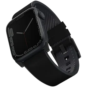 UNIQ Straden Apple Watch Strap 45/44/42mm Band Straden Black for Apple Watch 42/44/45 mm — Image №1