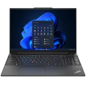 Φορητός LENOVO ThinkPad E16 Gen 4 16" Core Ultra 7 Processor 355 16γιγαμπάιτε RAM 512γιγαμπάιτε Στερεά μονάδα δίσκου, Μαύρος — Εικών №1