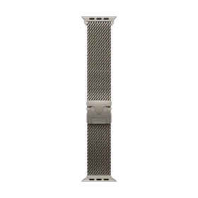 Apple Milanese Loop Band Milanese Loop M, Natural Titanium for Apple Watch 44/45/46/49 mm — Image №1