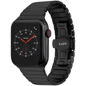 LAUT LINKS for Apple Watch 42/44/45mm Band LINKS Black for Apple Watch 42/44/45 mm — Image №1