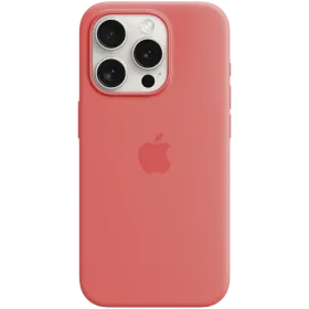 APPLE Θήκη Silicone Case with MagSafe με MagSafe, Guava for iPhone 15 Pro — Εικών №1