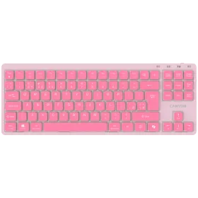 CANYON HKB-10 Keyboard, Wired, Pink — Image №1