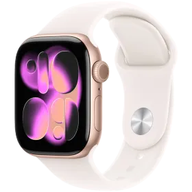 Apple Watch Series 11 GPS, 42χιλ., Rose Gold Aluminium, Light Blush Sport Band, S/M — Εικών №1