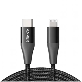 ANKER Καλώδιο USB-C σε Lightning, 0.9 μετρητής, Μαύρος — Εικών №1