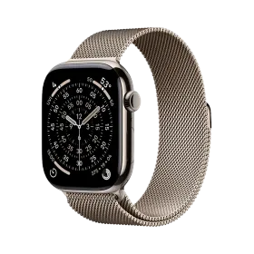 Apple Watch Series 11 GPS, 42мм, Natural Titanium, Natural Milanese Loop — Изображение №1 Apple Watch Series 11 GPS, 42мм, Natural Titanium, Natural Milanese Loop — Изображение №1