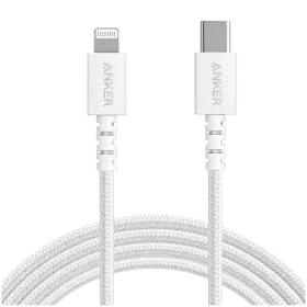 ANKER Lightning Cable, 0.9 m, White — Image №1