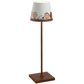 ZAFFERANO POLDINA PRO TABLE LAMP 111x380mm. CORTEN+PEAN.5-2.2W LED 185/203lm. — Εικών №1