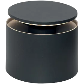 ZAFFERANO PUSH-UP PRO TABLE LAMP 120x83mm. SANDY DARK GREY 2.2WLED 105/134lm. — Εικών №1