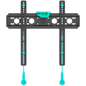 ONKRON Fixed TV Wall Mount for 32" to 65" Flat Panel TVs Digital Panels 56,8 kg, Black, VESA: 75x75 - 400x400 — Image №1
