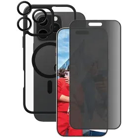 PANZERGLASS Case Flagship 3-in-1 Bundle with MagSafe, Black for iPhone 16 Pro Max — Image №1