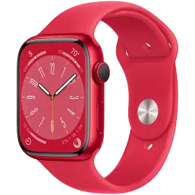 Apple Watch Series 8 GPS, 45mm, (PRODUCT)RED, (PRODUCT)RED Sport Band — Image №1