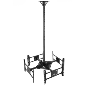 Ceiling Mounting Kit ONKRON for 4 Screens 32" – 55", Чёрный — Изображение №1