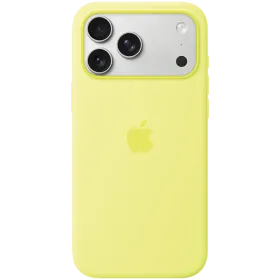 APPLE Silicone Case with MagSafe, Neon Yellow for iPhone 17 Pro Max — Image №1