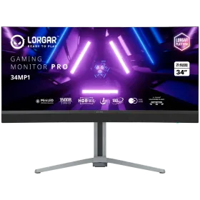 LORGAR LCD-монитор (34", 3440x1440, VA) Молочно-серый/черный — Изображение №1