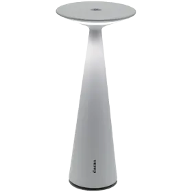 ZAFFERANO DAMA PRO TABLE LAMP 125x291mm. DIM MATT WHITE 2.2W LED 146-186lm. — Изображение №1