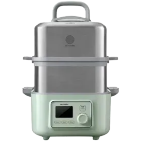 BUYDEEM Food Steamer G564 with 2 Bowls, Cozy Greenish — Image №1