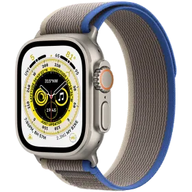 Apple Watch Ultra GPS + Cellular, 49mm, Natural, Blue/Gray Trail Loop, M/L — Изображение №1